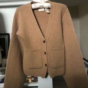 Khaite ‘Scarlet’ Cardigan in Camel